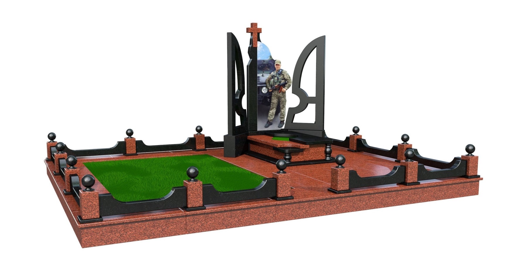 Для військових — гранітні пам'ятники GRANEX